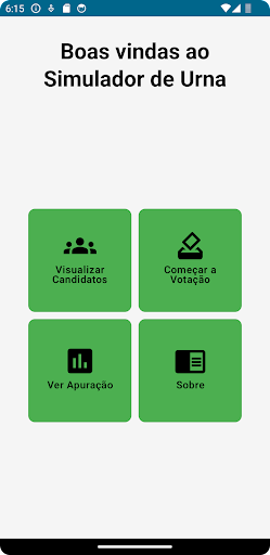 Android application Simulador de Urna Eletrônica screenshort