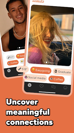 HolMe Dating app. Meet People Screen 3