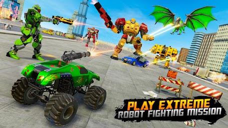 Monster Truck Robot Car Game