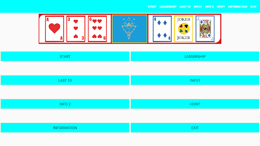 Android application Brain Card Game - Bar10n 4P screenshort
