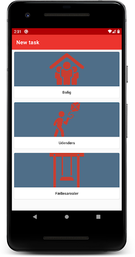 Android application BeboerAAB screenshort