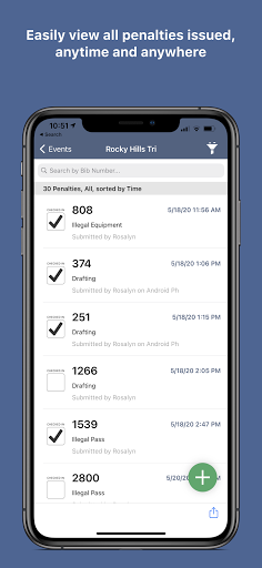 Penalty Tracker Screen 2