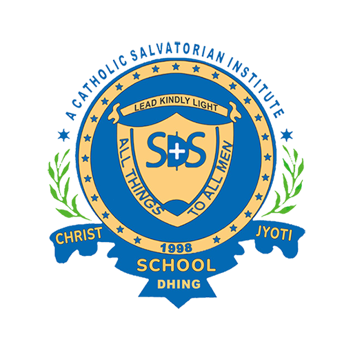 Christ Jyoti School Dhing logo