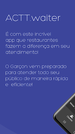 Android application ACTT.waiter screenshort