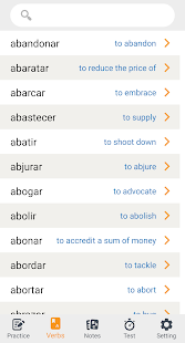 Basket for Spanish - verb conjugations 1.1.3 APK screenshots 4