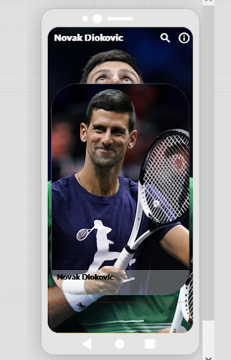 Android application Novak Djokovic Life screenshort