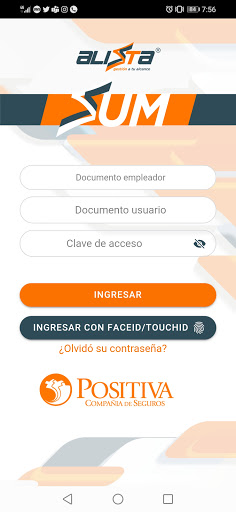 Android application Alissta SUM screenshort