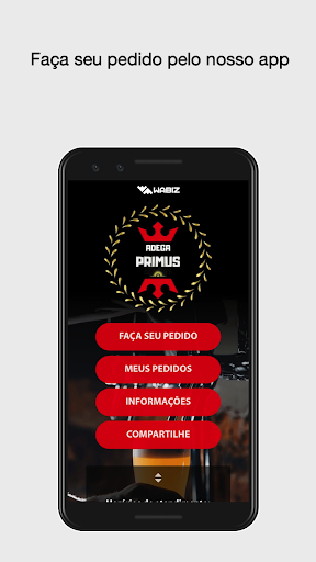 Android application Adega Primus screenshort