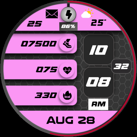 MAHO013 Wear OS Watch Face screenshot 24