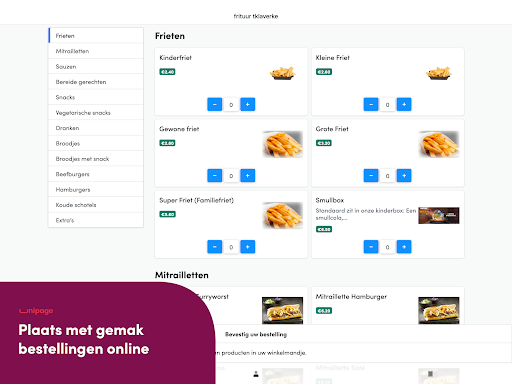 Frituur t Klaverke Screen 3