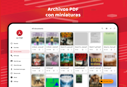 Screenshot 6 All PDF Pro: Lector PDF android