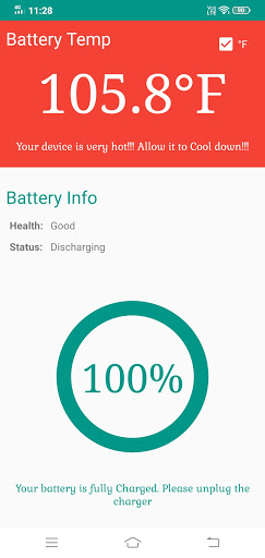 Phone Temperature Screen 2