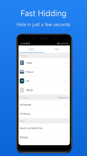 Android application File Hidder－Hide Image & Video screenshort