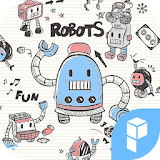 Doodle Robot Launcher theme icon