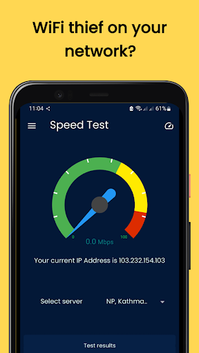 Screenshot of WiFi Thief Detector