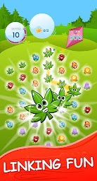 Blast Match 3 Flowers Blossom in Garden Weed Game