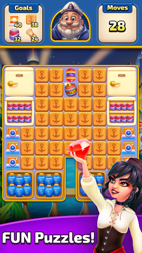 Screenshot of Match Cruise: Match3 Adventure