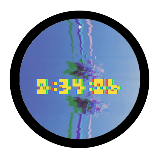 Glitch Art Watch Face Wear OS logo