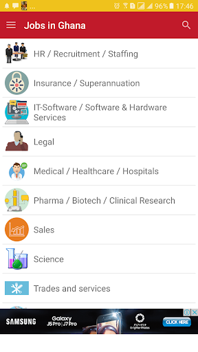 Jobs in Ghana Screen 2