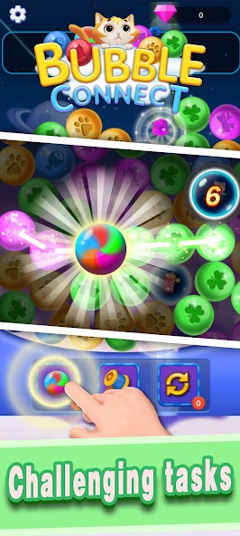 Bubble Connect -  puzzle match 1.4.10 APK + Мод (Unlimited money) за Android