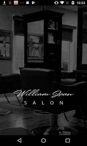 Android application William Jean Salon screenshort