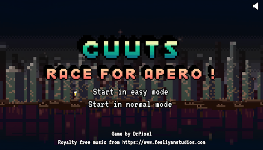 Android application Cuuts - Race for apéro ! screenshort