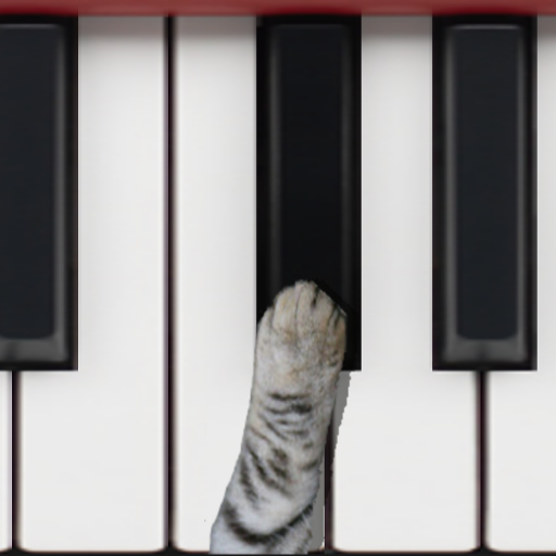 Cat Piano  Icon