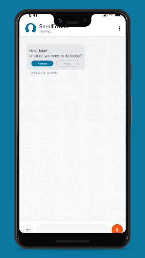 Android application SendErrand screenshort