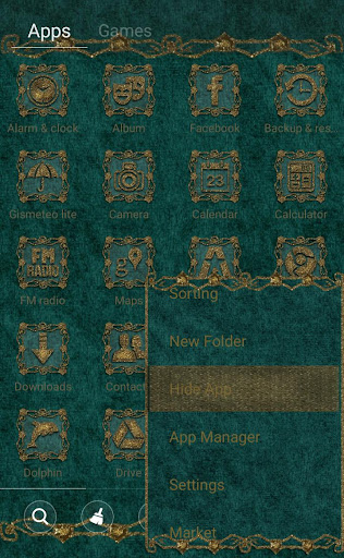 Turquoise Gold Chandelier Go L Screen 3