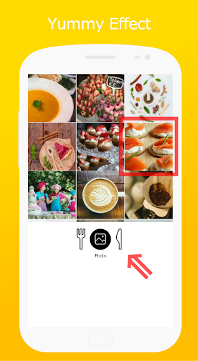 Android application Yummy Effect screenshort