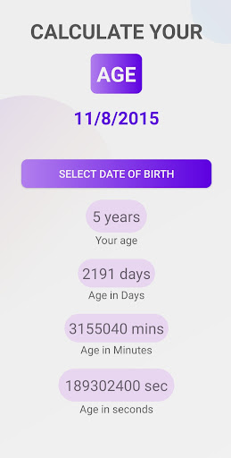 age calculator by date of birt