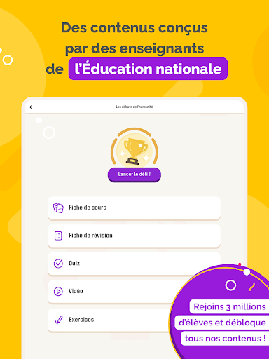 Screenshot of SchoolMouv - Cours & révisions
