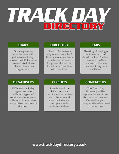 Android application Track Day Directory screenshort