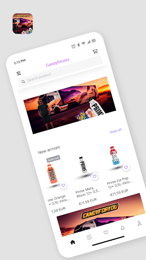 Android application Candyforyou screenshort