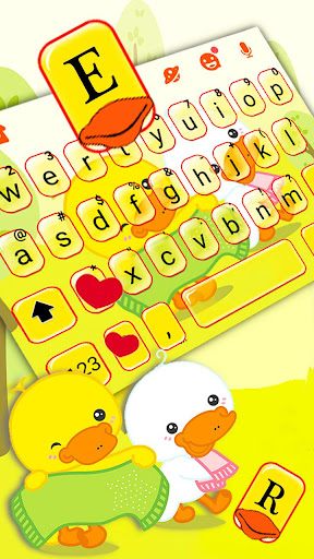 Lovely Duck Couple Theme Screen 2