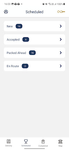 Infinitbar Driver App Screen 3