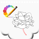 How to Draw A Rose Free icon