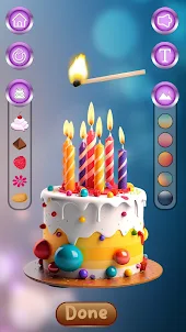 สุขสันต์วันเกิดเครื่องทำเค้ก D