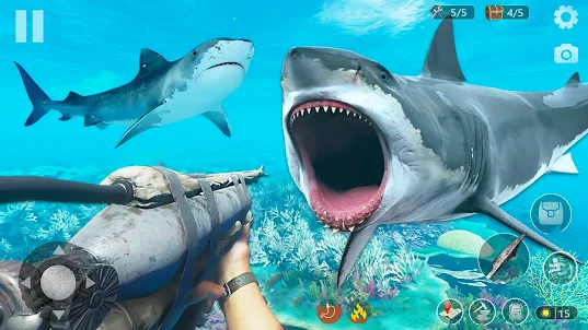 Shark Survival Games Offline