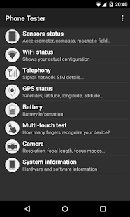 Phone Tester Pro Captura de tela