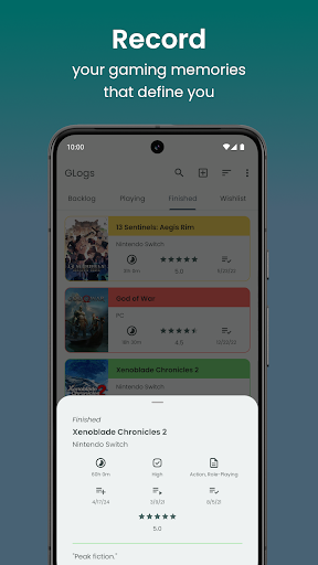 GLogs: Video Game Manager Screen 3