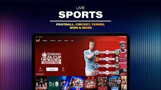 Sony LIV:Sports, Entertainment Screenshot