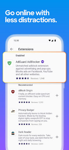 Screenshot of Firefox Fast & Private Browser