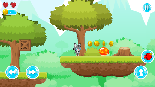 Android application Super Cat - Platformer screenshort
