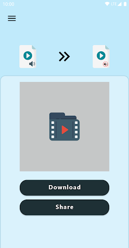 Android application Mute Video Remove Audio screenshort