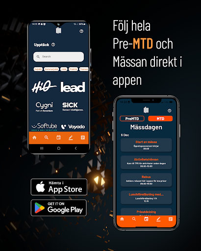 Android application Medieteknikdagen screenshort