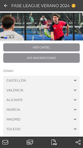 Padel Team League Screen 2