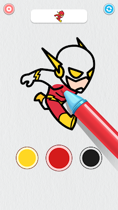 Coloring Paint: ASMR Superheroのおすすめ画像4