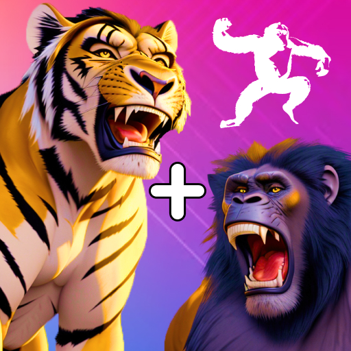 Animal Fusion: AI mix monster logo