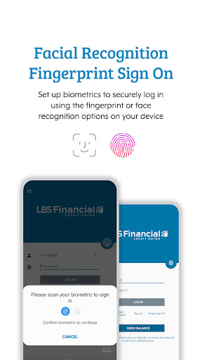 LBS Financial Credit Union Screen 2
